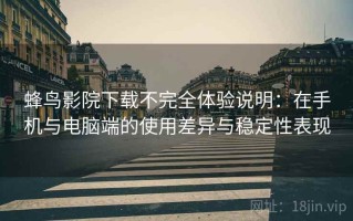蜂鸟影院下载不完全体验说明：在手机与电脑端的使用差异与稳定性表现