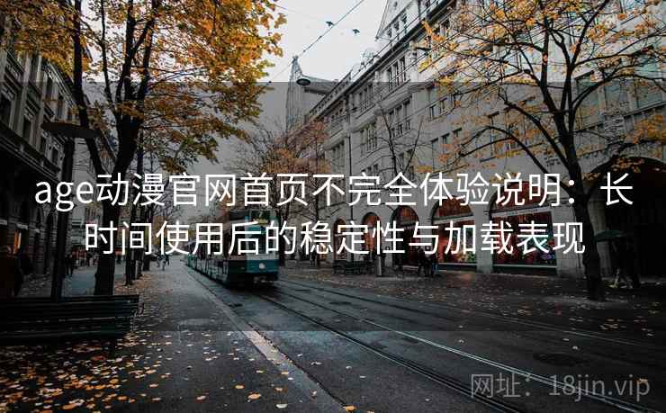 age动漫官网首页不完全体验说明：长时间使用后的稳定性与加载表现-第1张图片