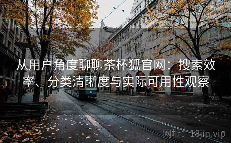 从用户角度聊聊茶杯狐官网：搜索效率、分类清晰度与实际可用性观察-第2张图片